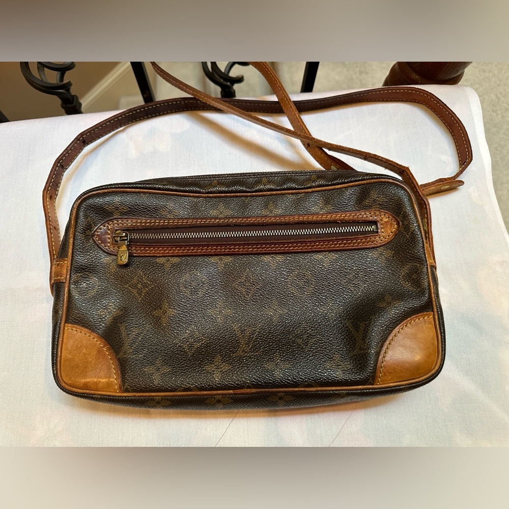 Authentic Louis Vuitton Monogram Converted Crossb… - image 1